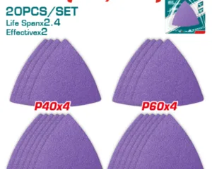 Purple delta sanding sheets