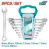 Combination spanner set