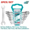 Double open end spanner set