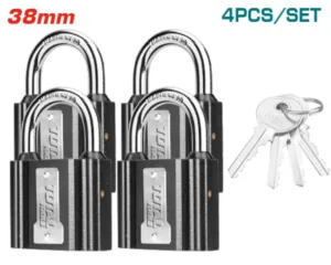 4Pcs key-alike Iron padlock set