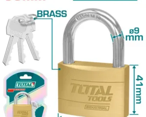 Heavy duty brass padlock