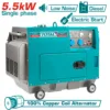 Silent diesel generator