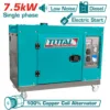 Silent diesel generator