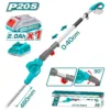 Cordless pole hedge trimmer